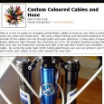 Customising your Bike Gear and Brake Cables Just a quick post to point you at a little article I read over on NSMBe magazine about a cheap and easy way to customise your bike cables, both gears...