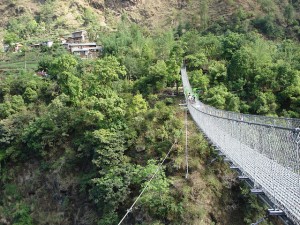 bungee jump at the last resort, Nepal