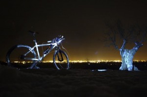 Mountain Biking at Night