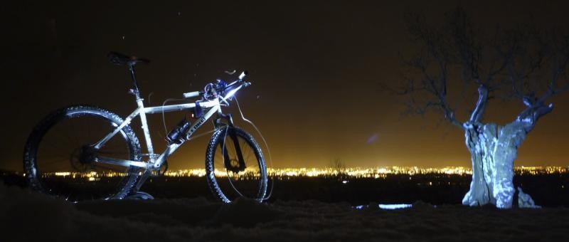 Mountain Biking at Night