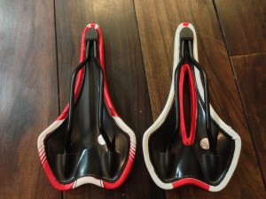 mountain bike saddles up side down