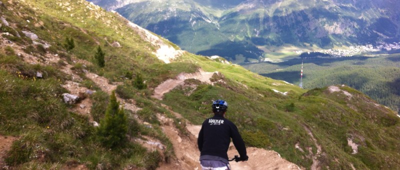 a rider looking a head at the horizon